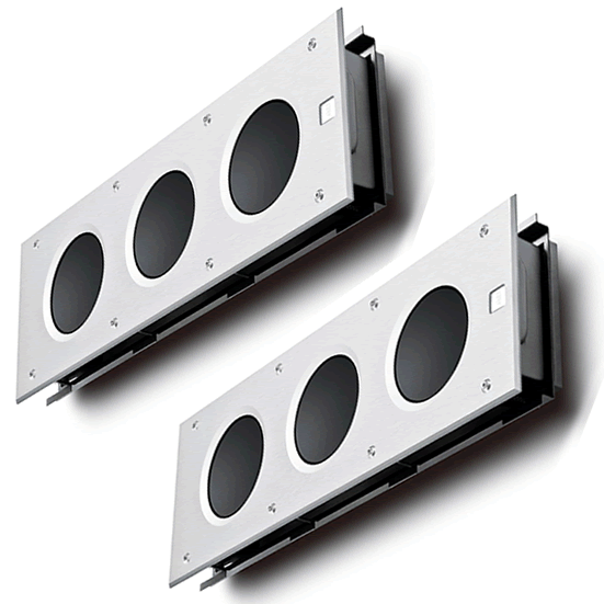 PAIR PACK KEF Ci3160RLB-THX In Wall Subwoofer