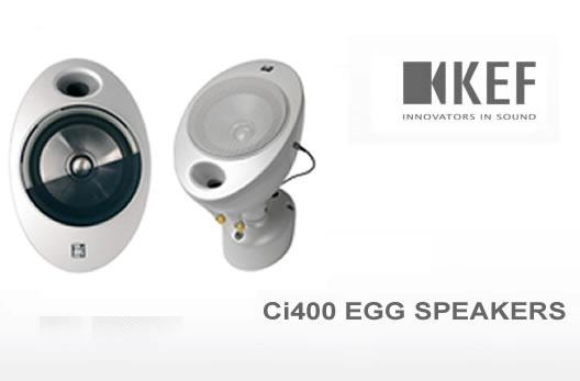 KEF Ci400 Egg Speakers KEF Ci400 Egg Speakers