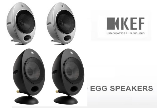 KEF Egg Uni-Q Satellite Speakers