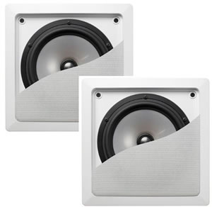 2 x KEF In-Wall Ci200.3QS Uni-Q Speaker - Square (PAIR)