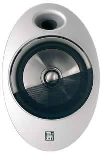 KEF Custom Install Ci400 Uni-Q Egg Speaker - Silver (EACH)