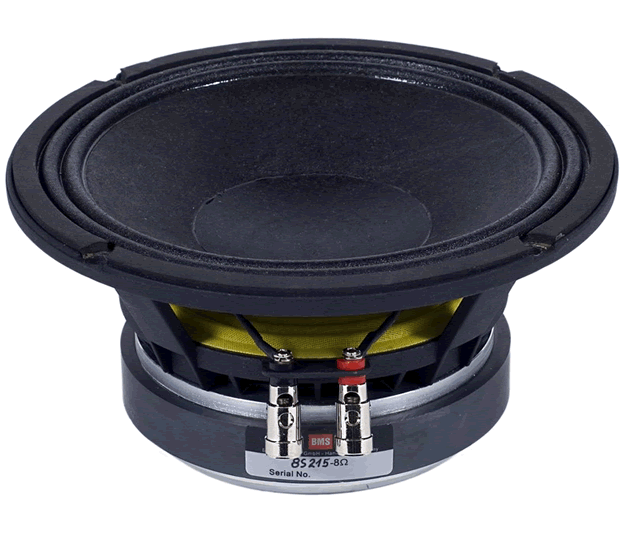 BMS 8S215 8" 200 Watt Low Midrange Speaker 2" VC 96 dB 8 Ohm