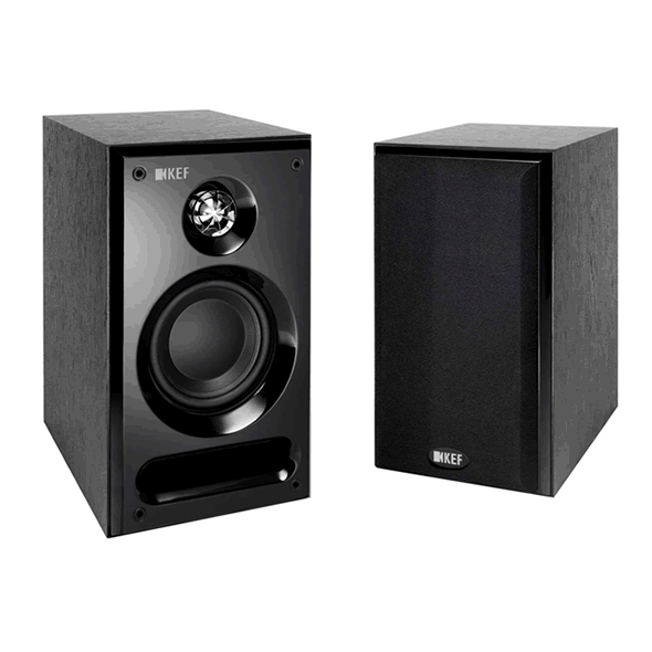 KEF C Series C1 Speakers Classic Black Ash (PAIR)