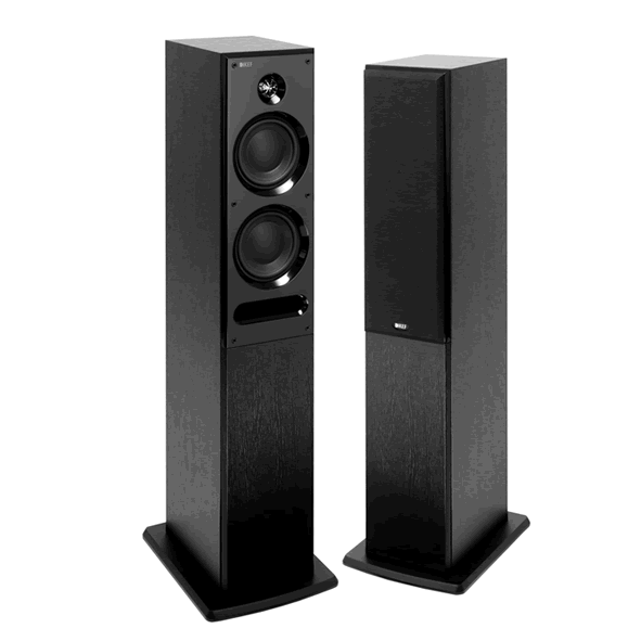 KEF C Series C5 Speakers Classic Black Ash (PAIR)
