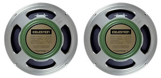PAIR PACK (2x) Celestion G12M Greenback Guitar Speakers 8ohm