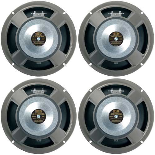 4 x Celestion G10 Vintage Guitar Speakers 8ohm - Bundle Price - Click Image to Close