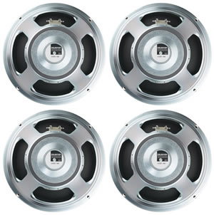 4 x Celestion G12T-100 Guitar Speakers 8ohm - BUNDLE PACK - Click Image to Close