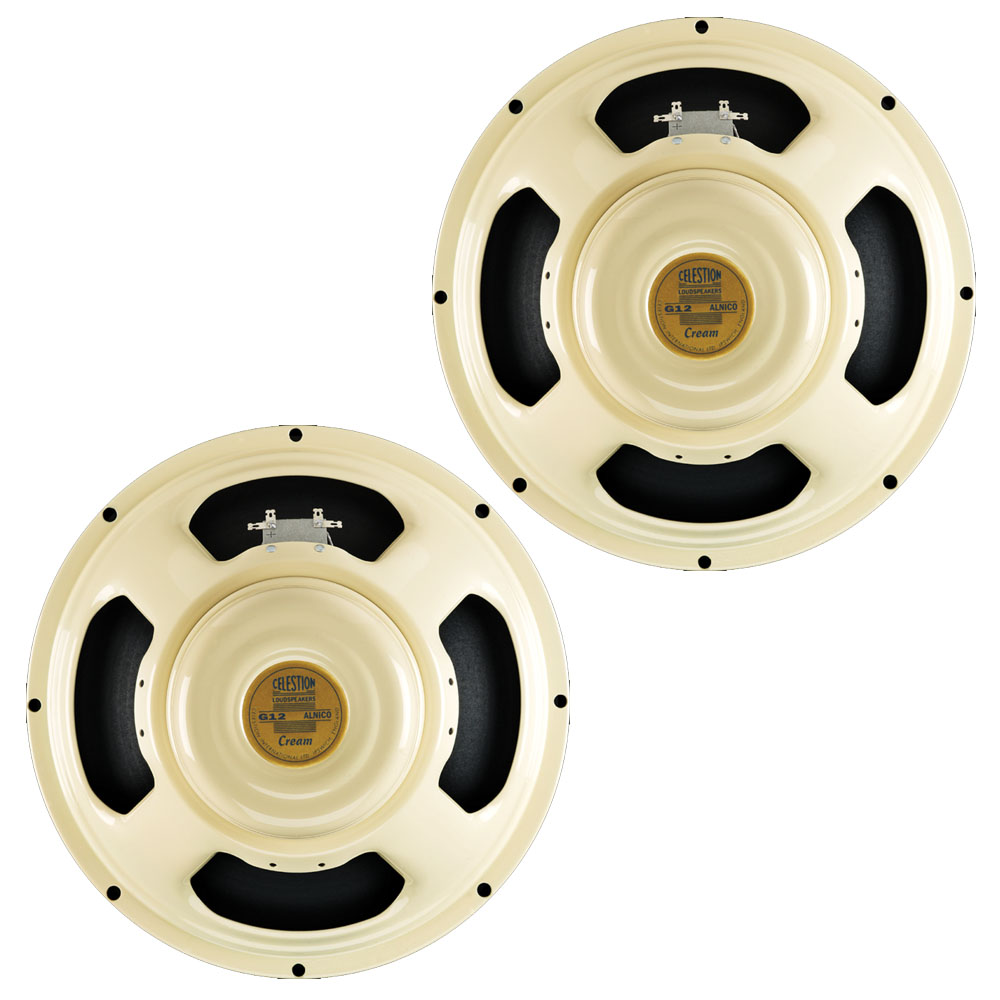 PAIR PACK (x2) Celestion Cream 90 watt Alnico Guitar Speaker 8ohm