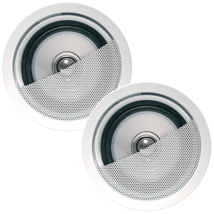 KEF In-Ceiling Ci80.2QR Uni-Q Speaker - White (EACH) - Click Image to Close