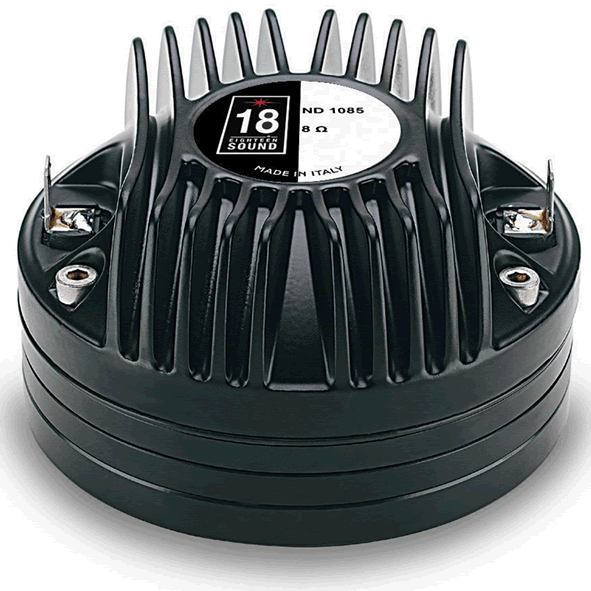 18 Sound ND1085 1" 8ohm 40watt NEO HF Compression Driver - Click Image to Close