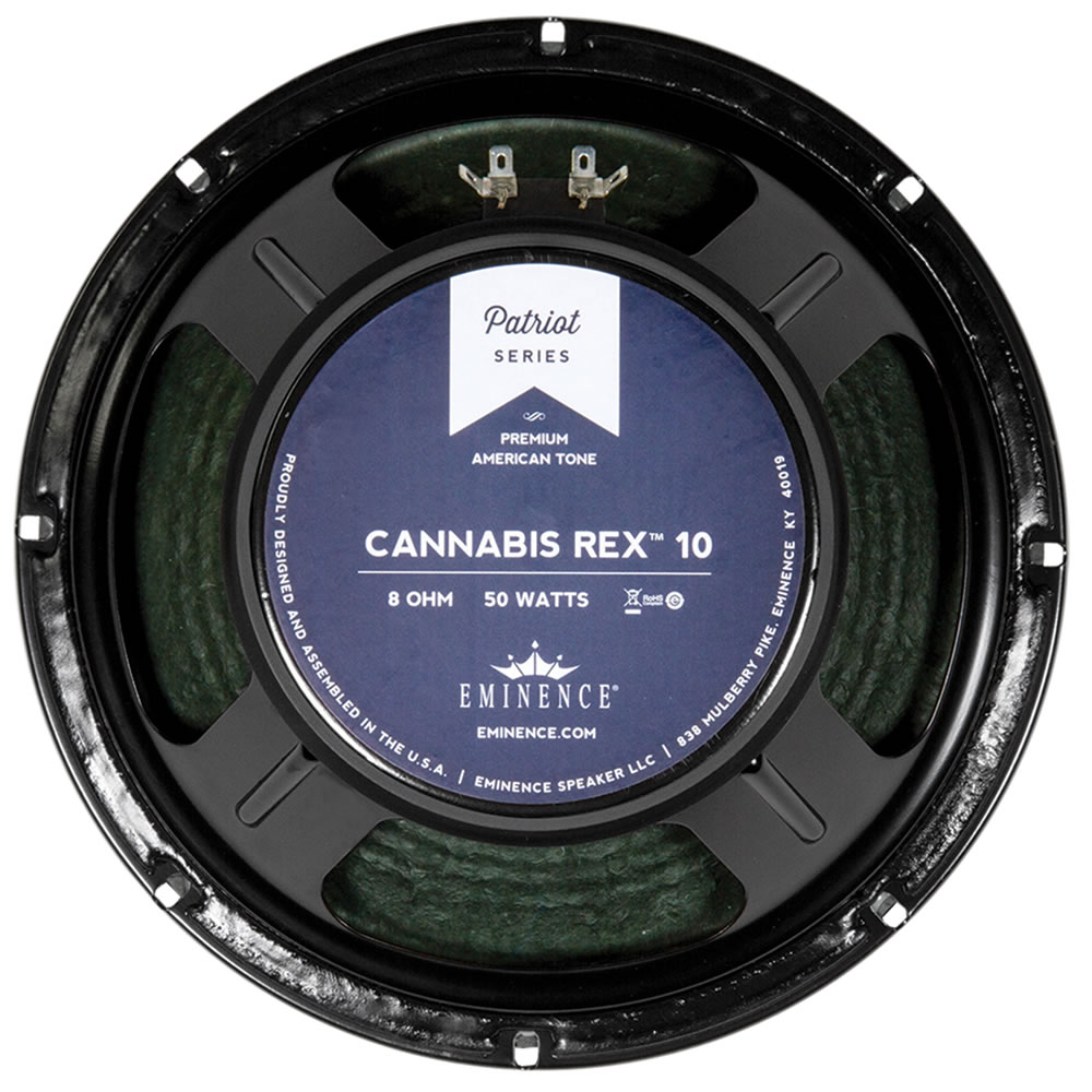 Eminence Cannabis Rex 10" 8ohm 50 watt Guitar speaker - Click Image to Close