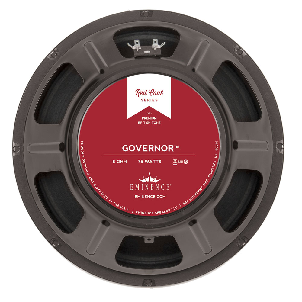 Eminence THE GOVERNOR 8ohm 12" 75watt Redcoat Guitar speaker