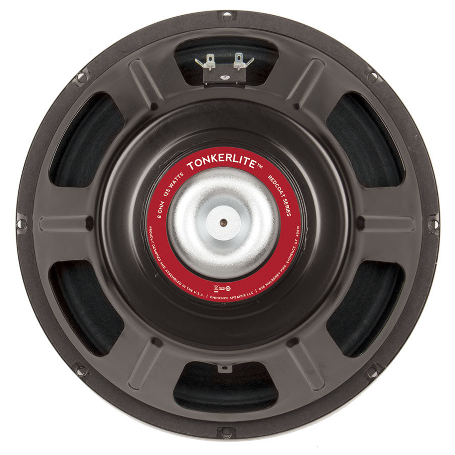 Eminence TONKERLITE 8ohm 12" 125watt Redcoat NEO Guitar speaker - Click Image to Close