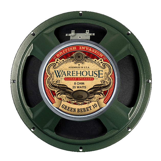 WGS Green Beret 10" 25 watt Guitar Speaker 8ohm - Click Image to Close