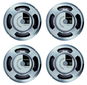 4 x Celestion G12T-75 Classic Guitar Speakers 16ohm BUNDLE PACK