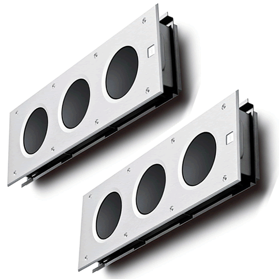 PAIR PACK KEF Ci3160RLB-THX In Wall Subwoofer - Click Image to Close