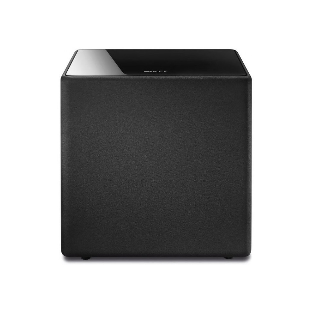 KEF KUBE 8b Powered Subwoofer Speaker - Black w/Gloss Top (EACH) - Click Image to Close