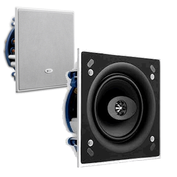 KEF Ci160CS speaker SQUARE In Wall or Ceiling - Click Image to Close