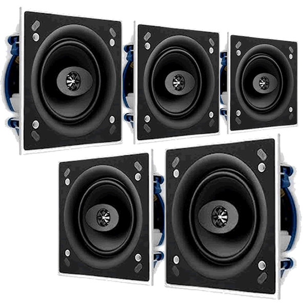 KEF Ci160CS speaker SQUARE In Wall or Ceiling - Click Image to Close