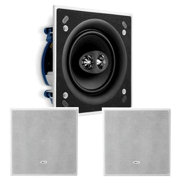 KEF Ci160CS speaker SQUARE In Wall or Ceiling