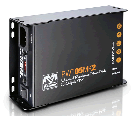 Palmer PWT 05 MK2 Universal Pedalboard Power Supply 5 Outputs