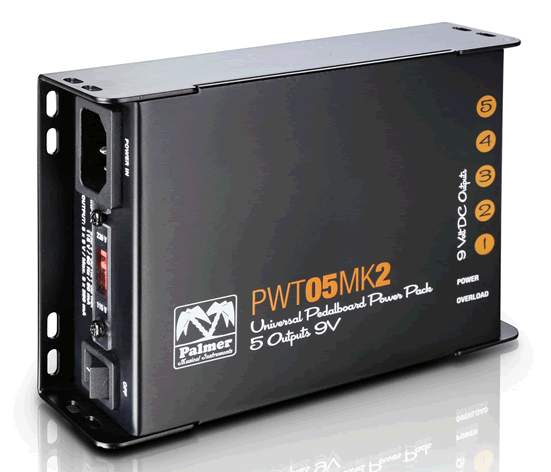 Palmer PWT 05 MK2 Universal Pedalboard Power Supply 5 Outputs - Click Image to Close