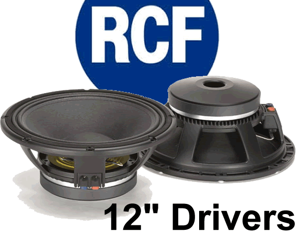 RCF 12" PA Speakers