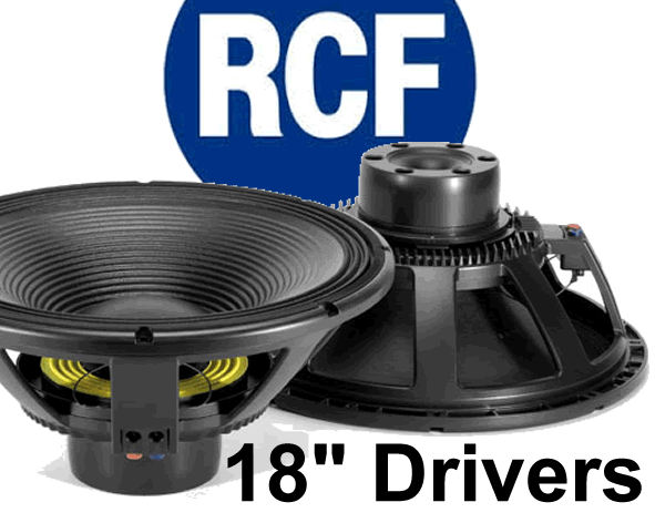 RCF 18" PA Speakers