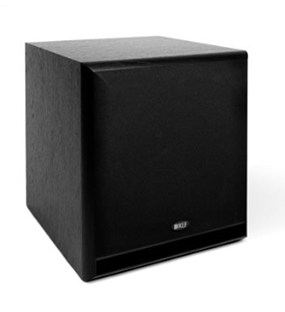 KEF C4 Powered Subwoofer Speaker - Black Ash