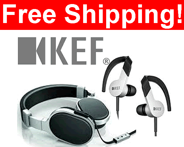 KEF Headphones Hi-Fi, iPod iPad