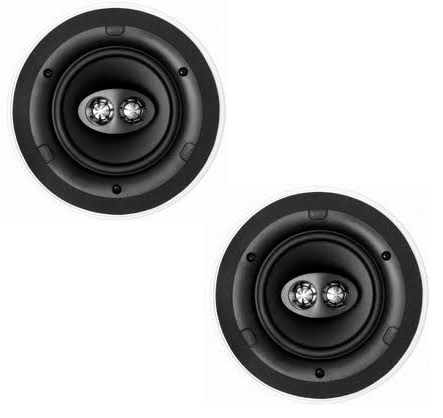 KEF In-Ceiling Ci160CRds Dual Stereo Speaker -Round (EACH)