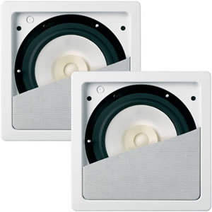 KEF In-Wall Ci160.2FS Speaker - Square - White (EACH)