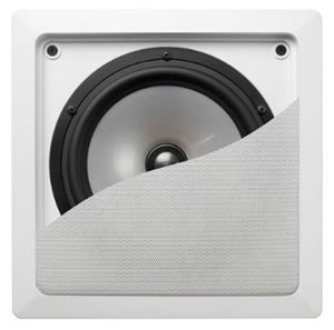 KEF In-Walll Ci200.3QS Uni-Q Speaker - Square - White (EACH)