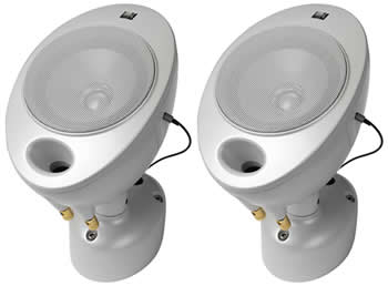 2 x KEF Ci400 Uni-Q Custom Install Speakers - White (PAIR) - Click Image to Close