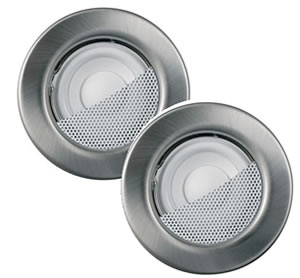 KEF In-Ceiling Ci50R Speaker - Brushed Steel (EACH)