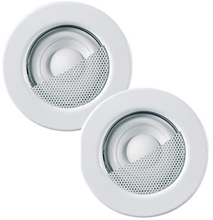 2 x KEF In-Ceiling Ci50R Speakers - White (PAIR) - Click Image to Close