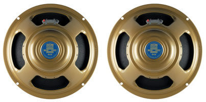 PAIR PACK (2x) Celestion Gold 12" Alnico Guitar Speakers 15ohm
