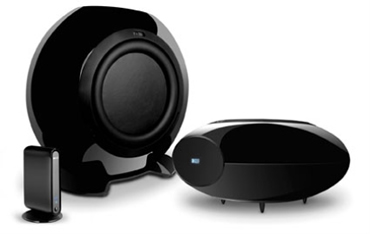 KEF HTB2SE-W WIRELESS Powered Subwoofer -High Gloss Black (EACH)