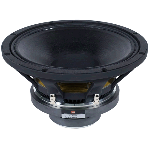 BMS 12C382 12" Coaxial Speaker 3" + 1,75" VC, 500 W + 80 W, 98 dB, 8 Ohm - Click Image to Close