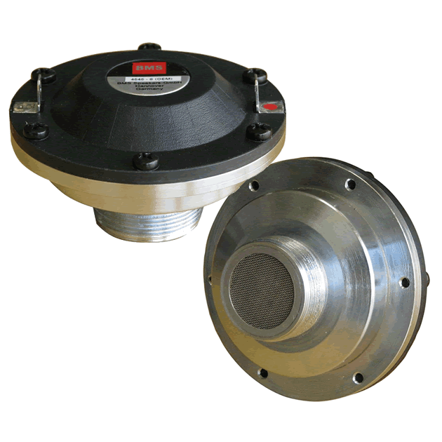 BMS 4545ND 1" Neodymium HF Comp Driver 1,75" VC, 80 W 113 dB, 1 3/8" - 18N Screw 16 Ohm - Click Image to Close