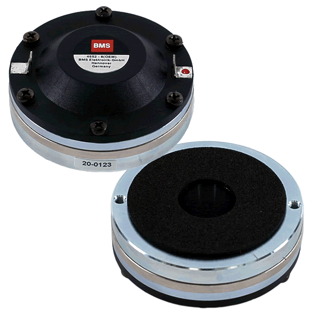 BMS 4552ND 1" Neodymium HF Comp Driver, 1,75" VC, 80W 113 dB 8 Ohm - Click Image to Close