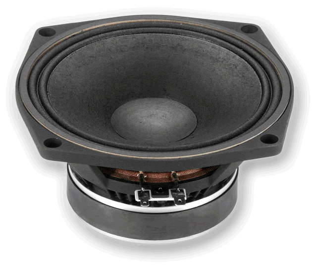 BMS 6S117 6.5" 130 Watt Low Midrange Driver 1.5" VC 91 dB 16 Ohm