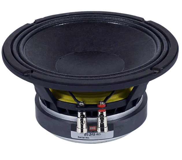 BMS 8S215 8" 200 Watt Low Midrange Speaker 2" VC 96 dB 8 Ohm - Click Image to Close