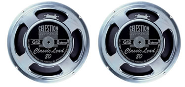 Pair Pack (2x) Celestion G12-80 Lead Guitar Speakers 16ohm - Click Image to Close