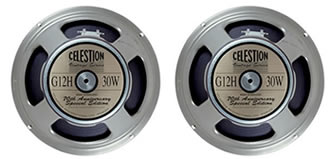 PAIR PACK (2x) Celestion G12H-30 Guitar Speakers 8ohm - BUNDLE