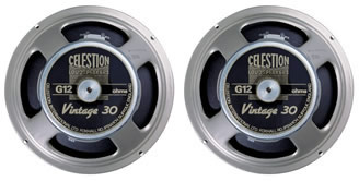 PAIR PACK (2 x) Celestion Vintage 30 Guitar Speakers 8ohm